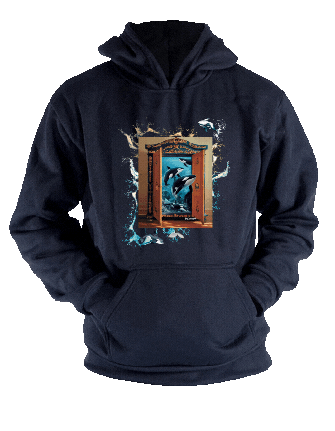 Orcas Escape 3D Hoodie