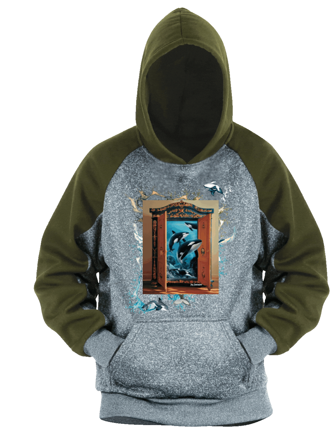 Orcas Escape 3D Hoodie