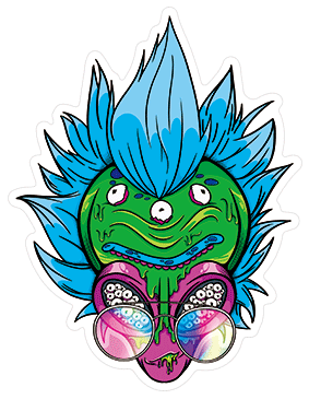 3D Stickers - Aliens
