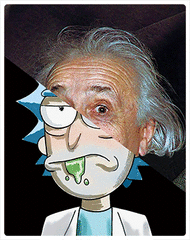 3D Stickers - Rick & Morty