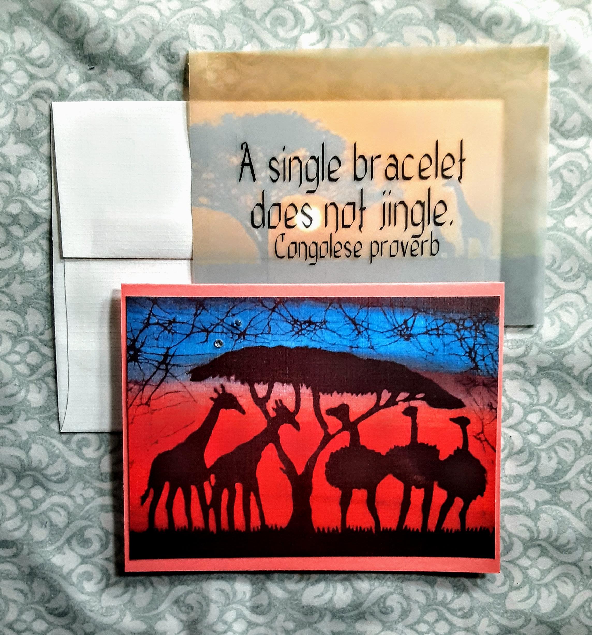 African Artists Greeting Card Set