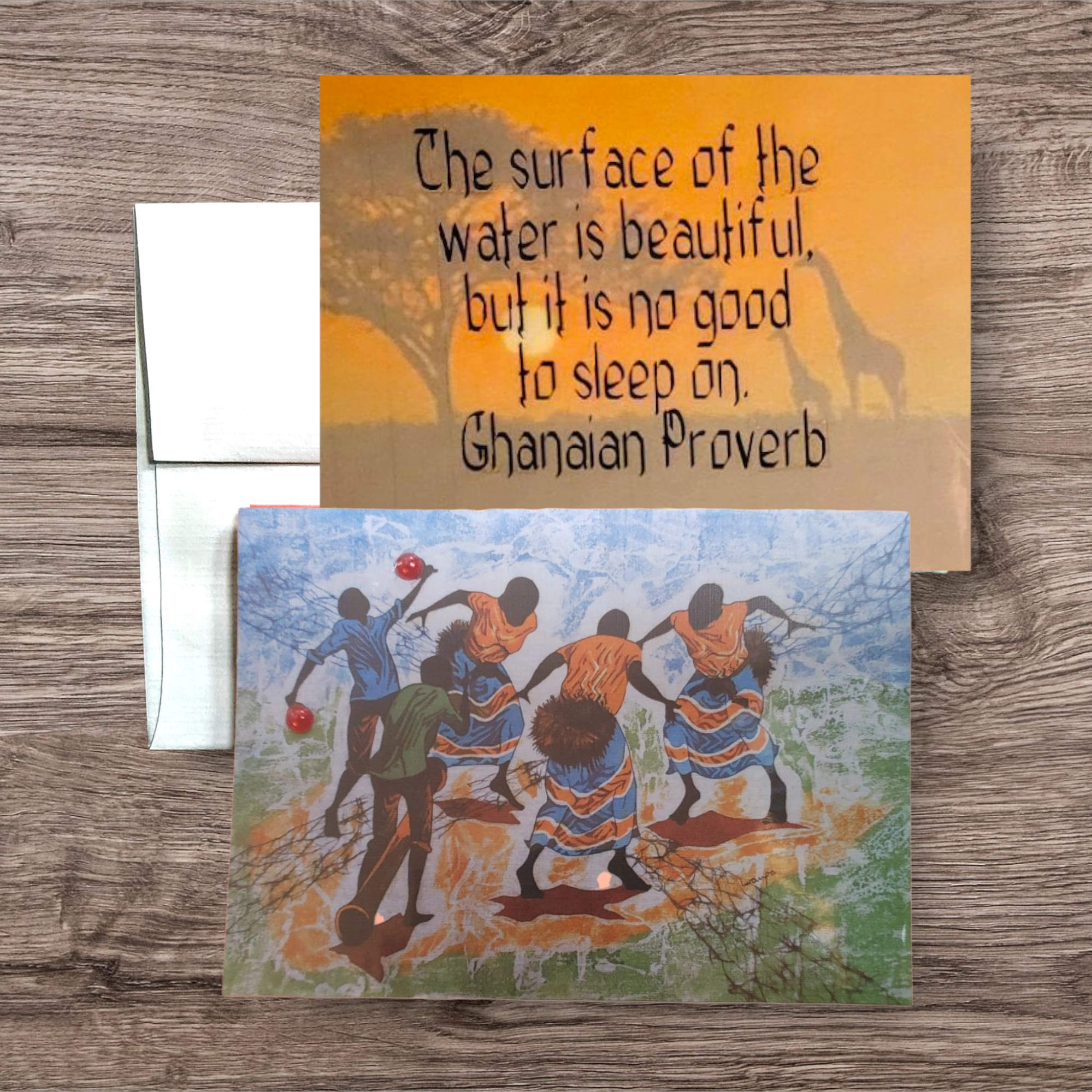African Artists Greeting Card Set