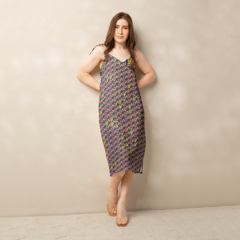 Tie-strap midi Snoop dress 2