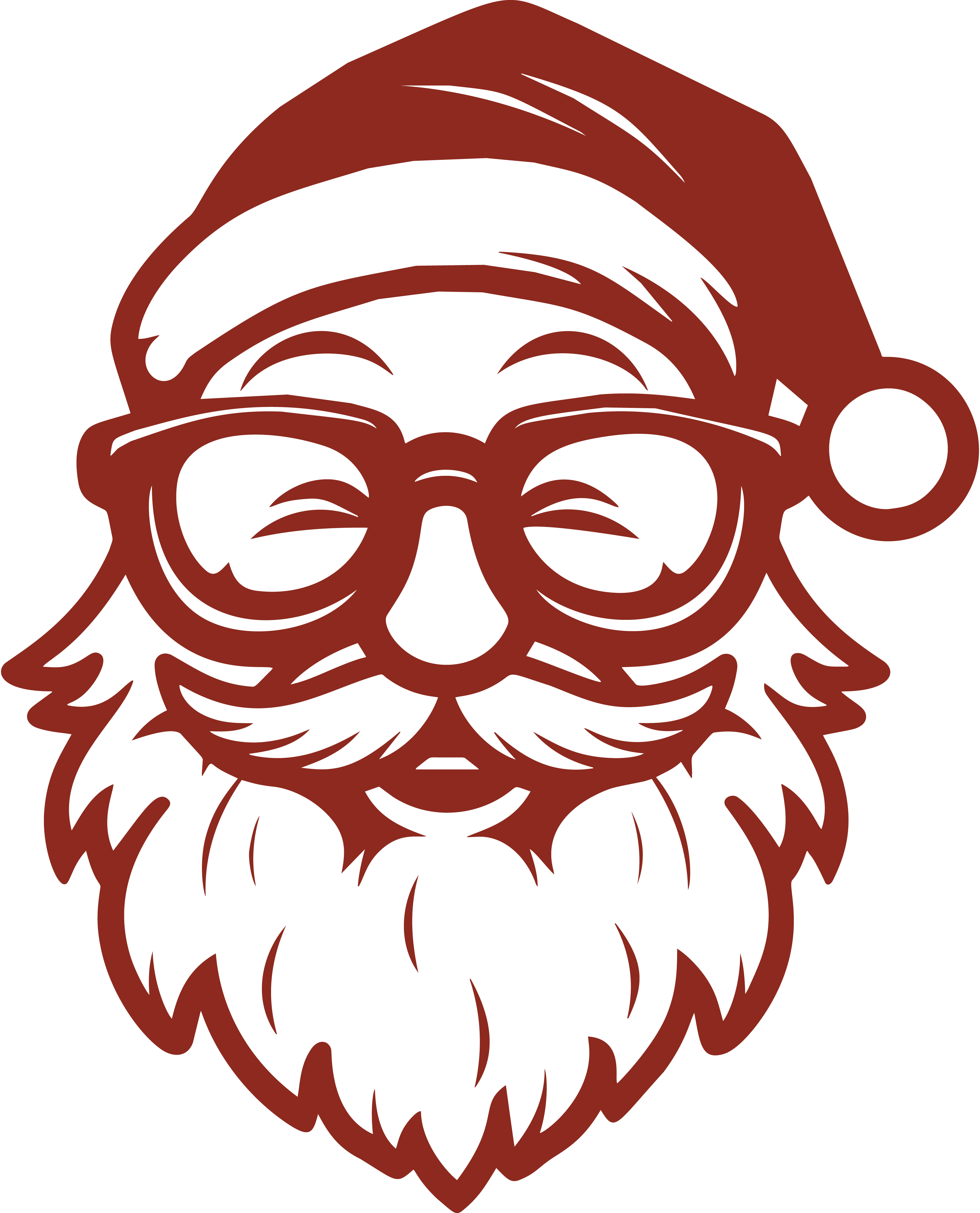 15 Vintage Santa patterns - Digital download