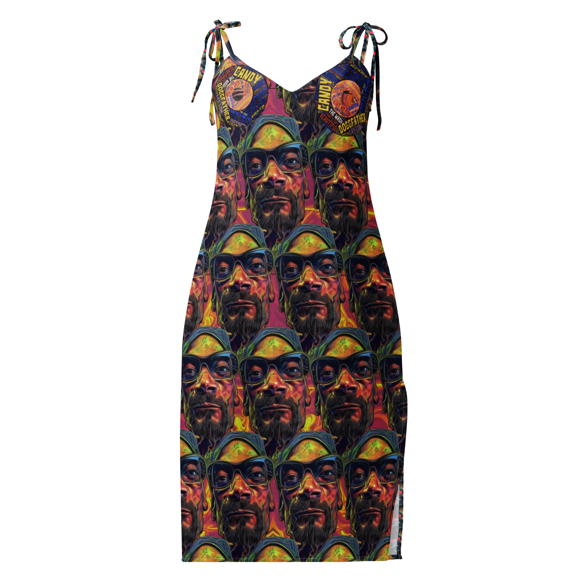 Tie-strap midi Snoop dress