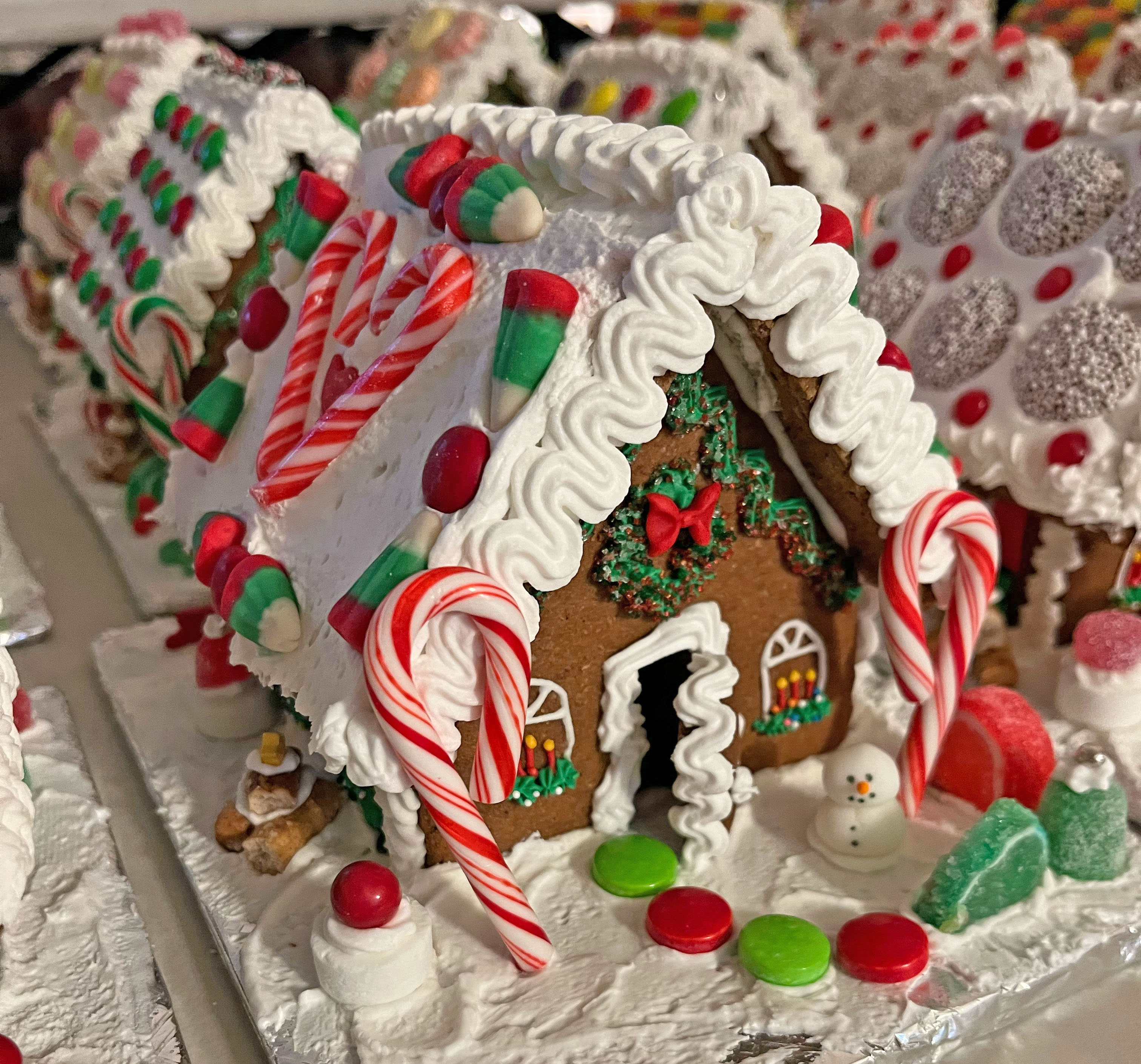 Small Decorated Gingerbread House