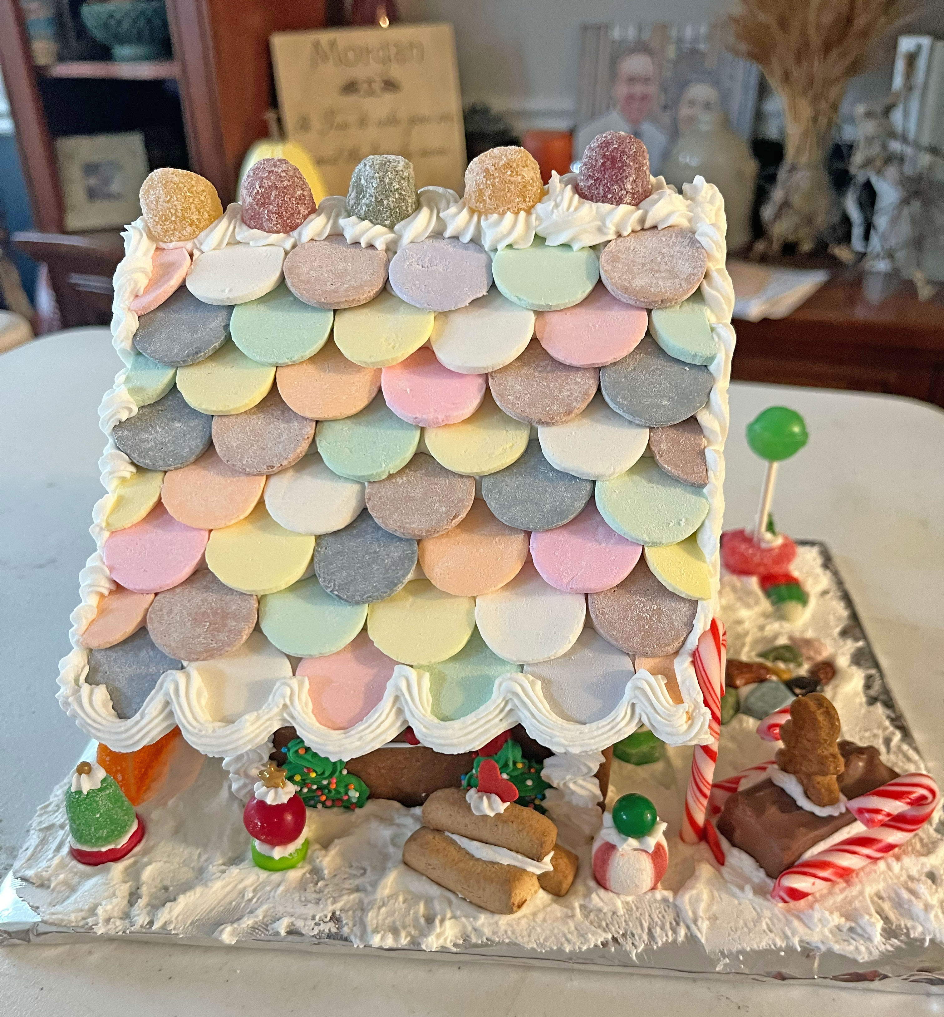 Medium Decorated Gingerbread House