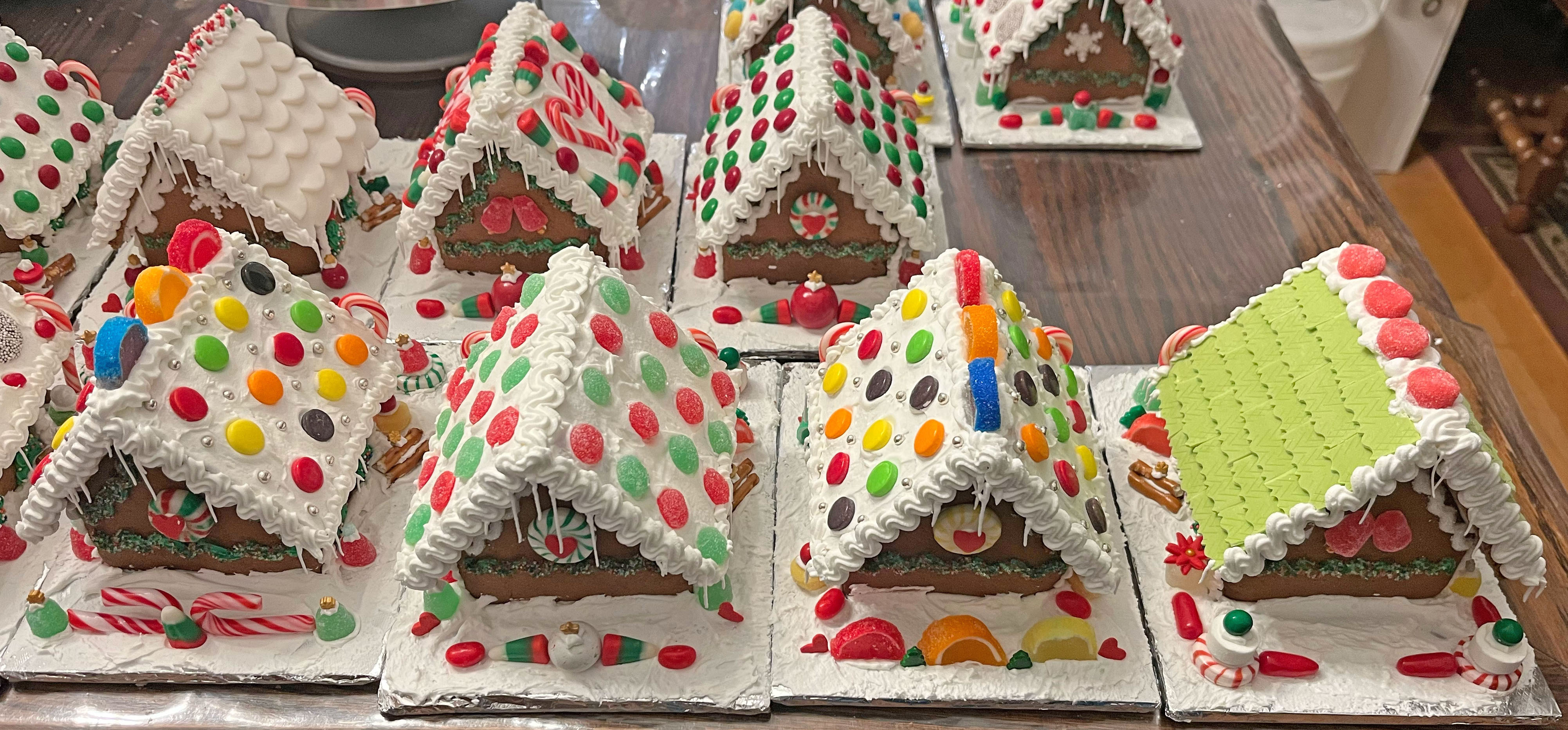 Small Decorated Gingerbread House