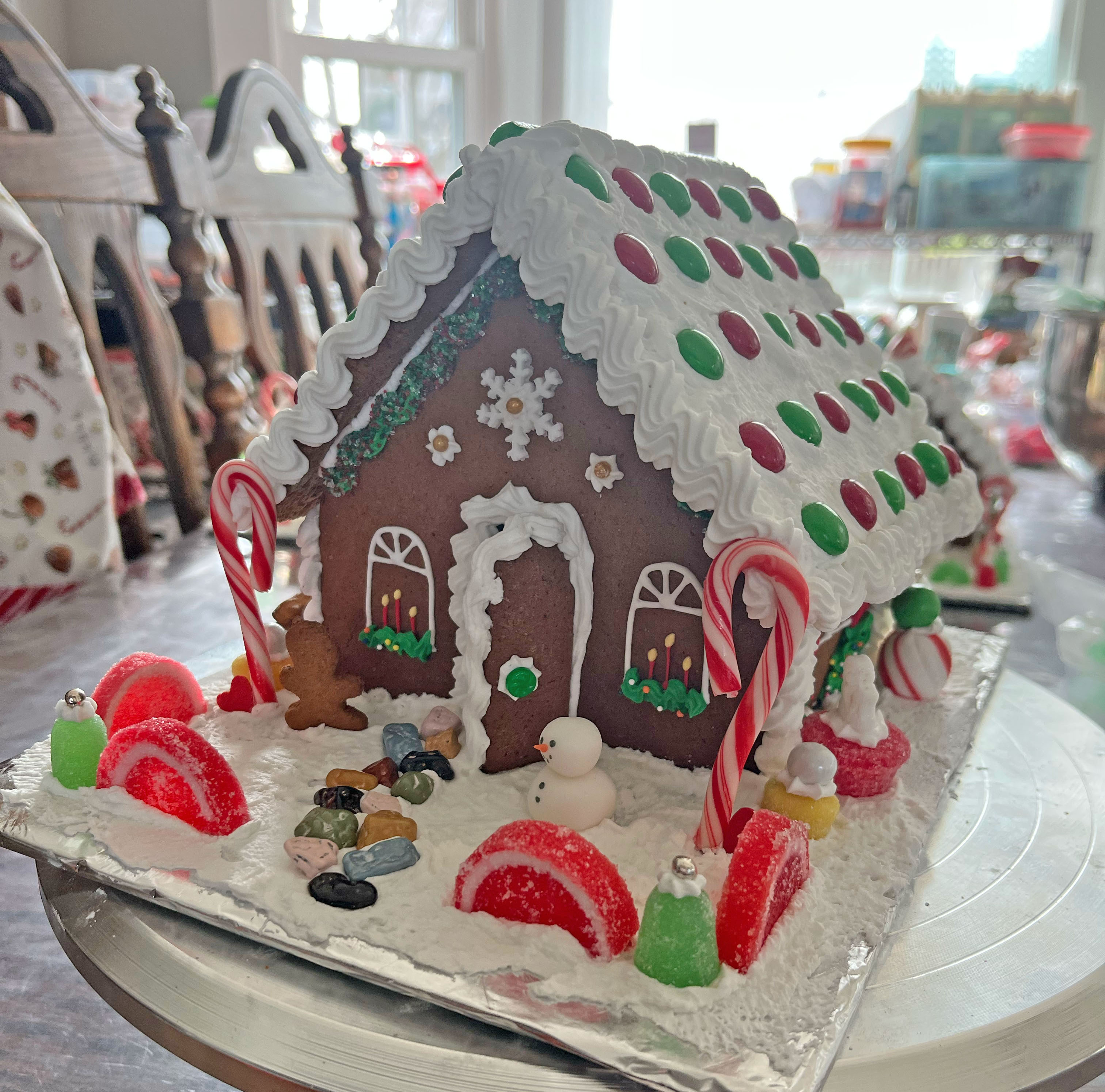 Medium Decorated Gingerbread House