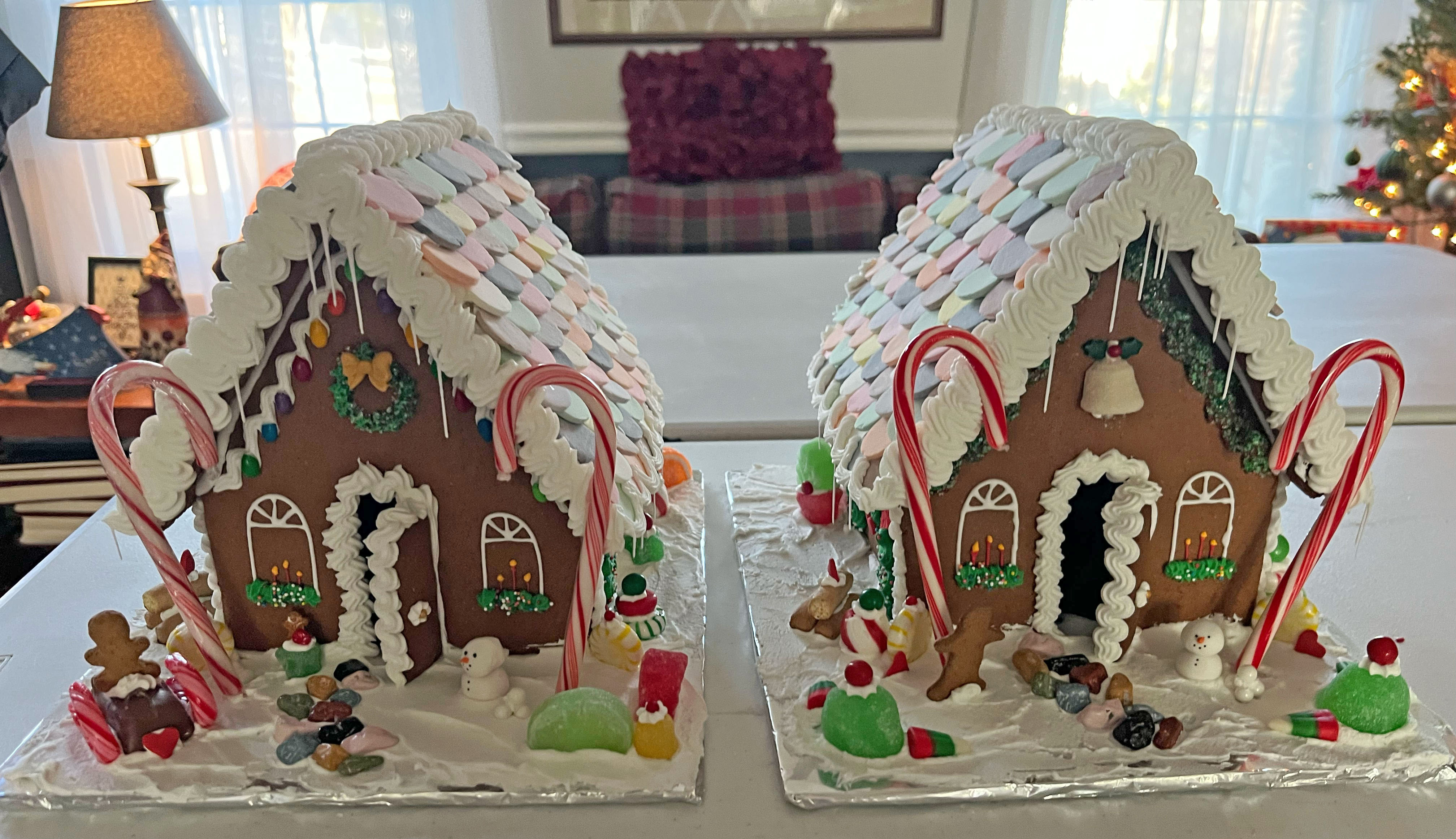 Large Decorated Gingerbread House