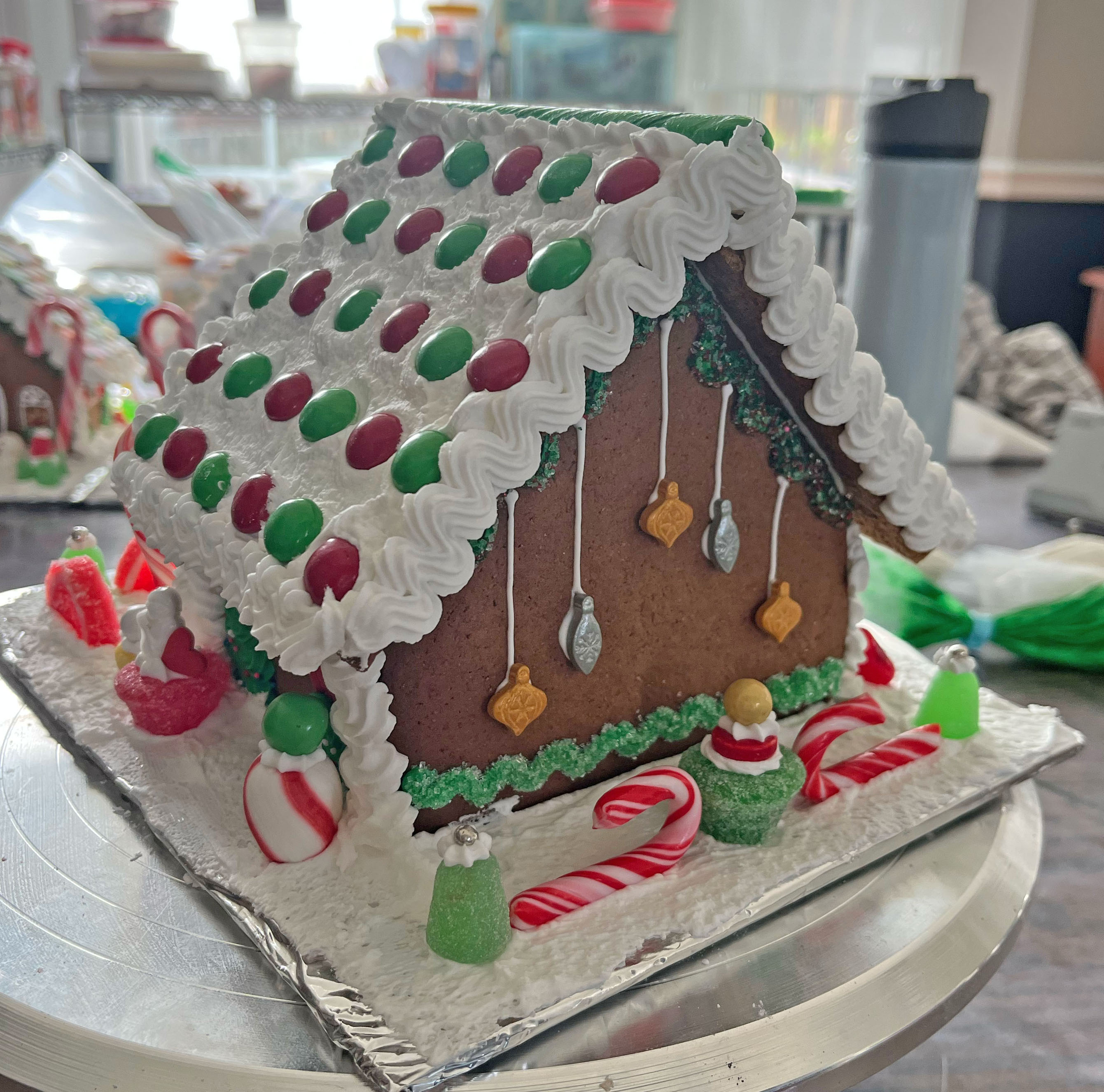 Medium Decorated Gingerbread House