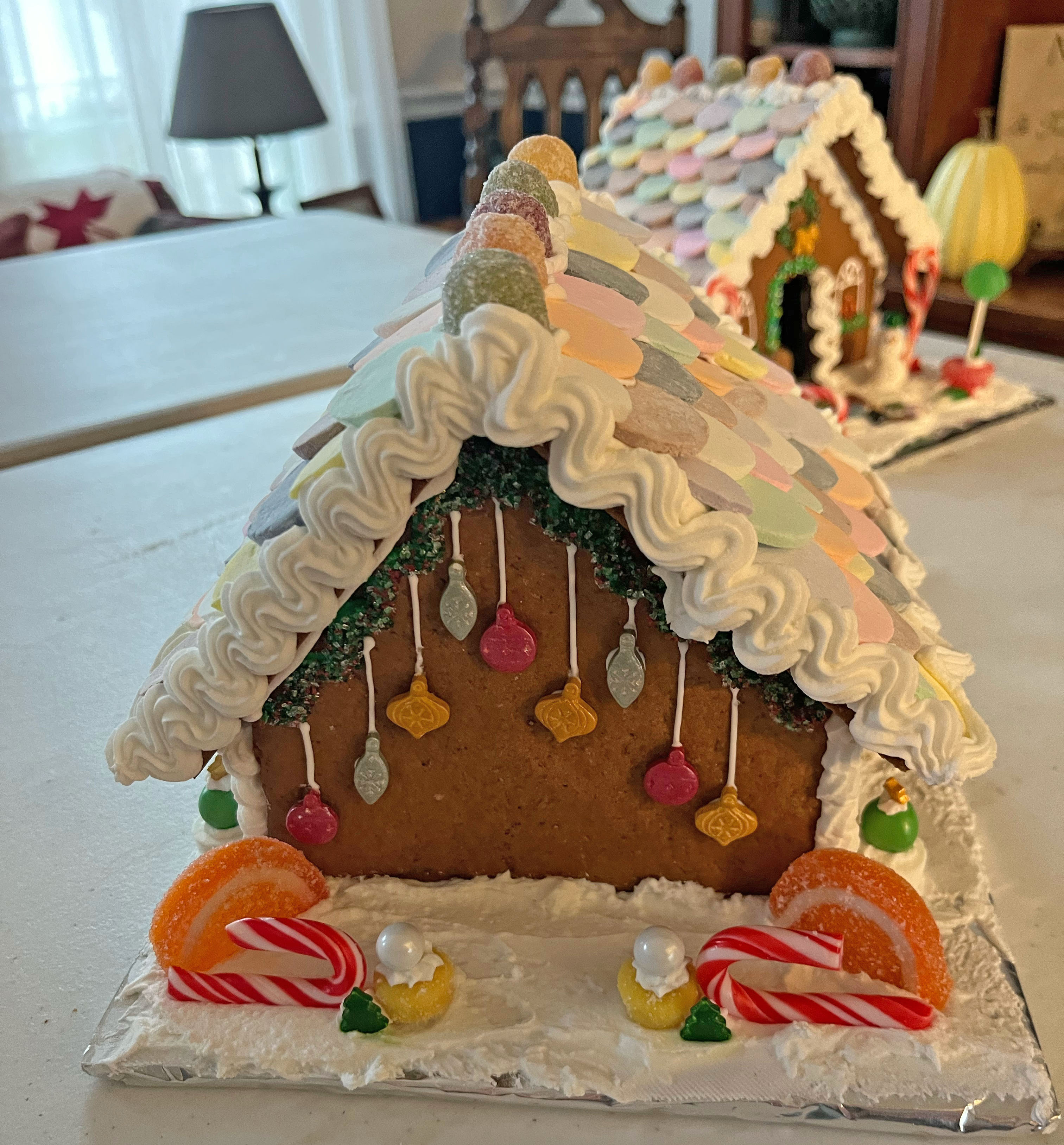 Medium Decorated Gingerbread House