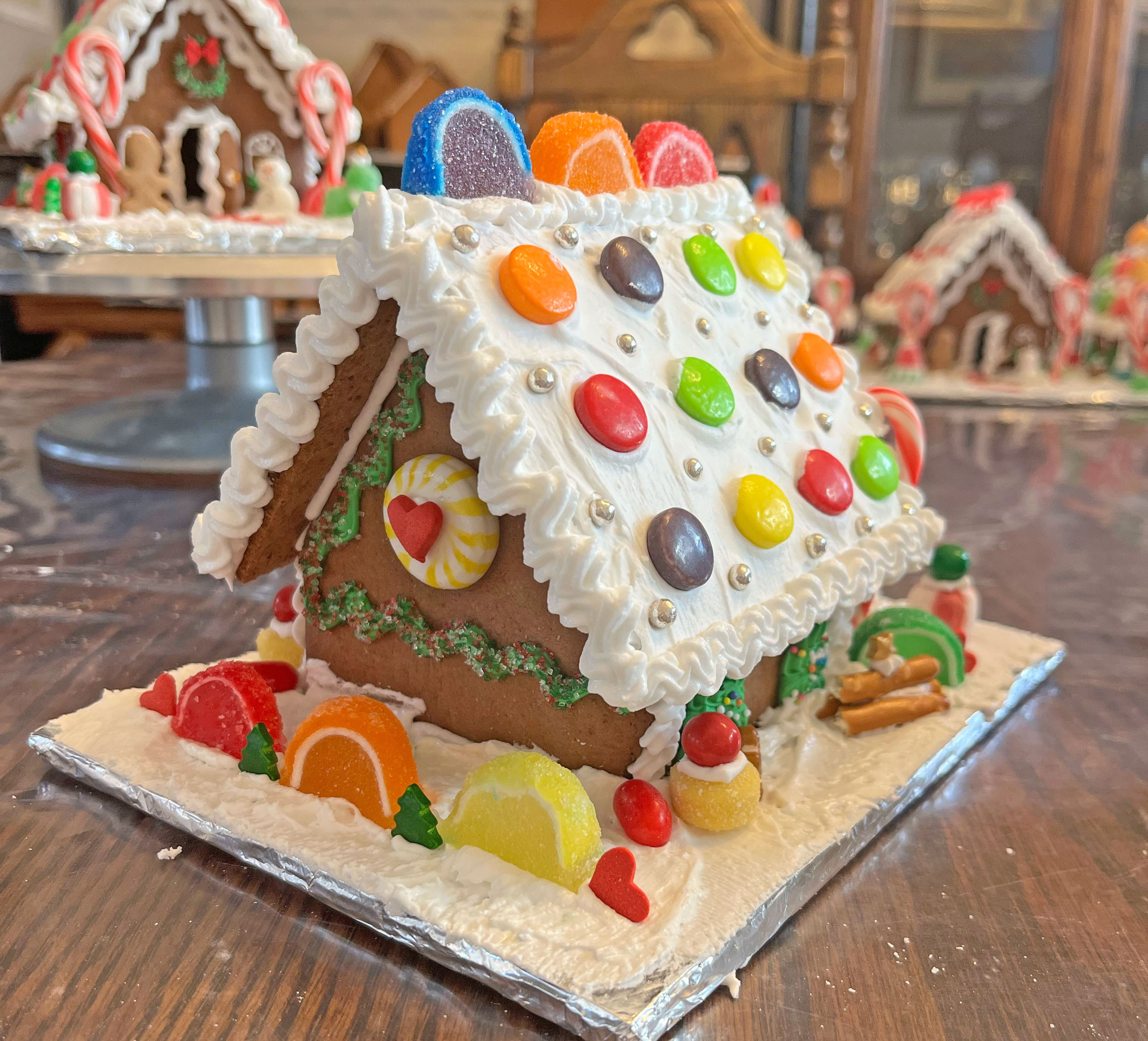 Small Decorated Gingerbread House