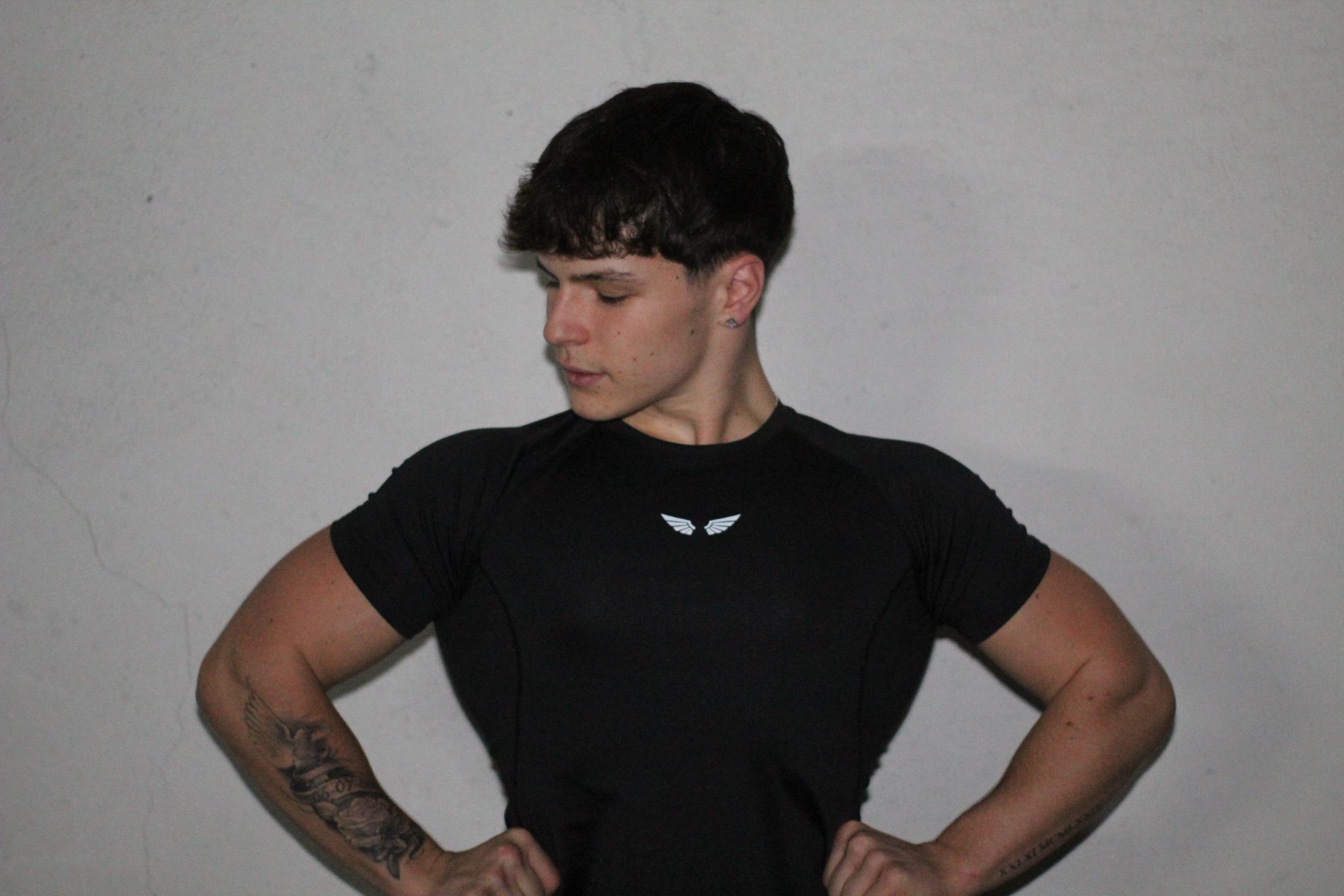 Camiseta de compresión negra