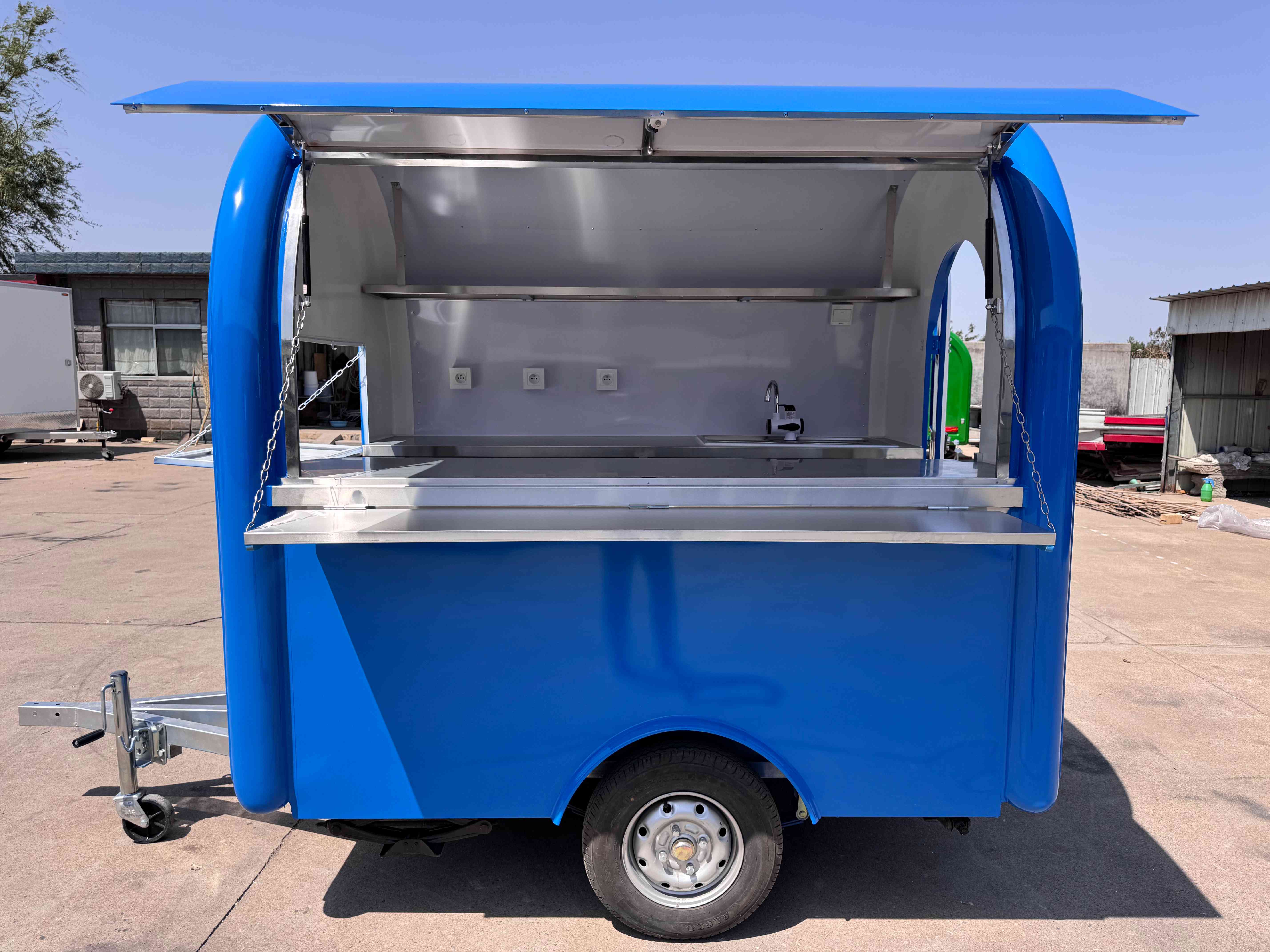 Remorque alimentaire RL-FR220 Bleu ciel