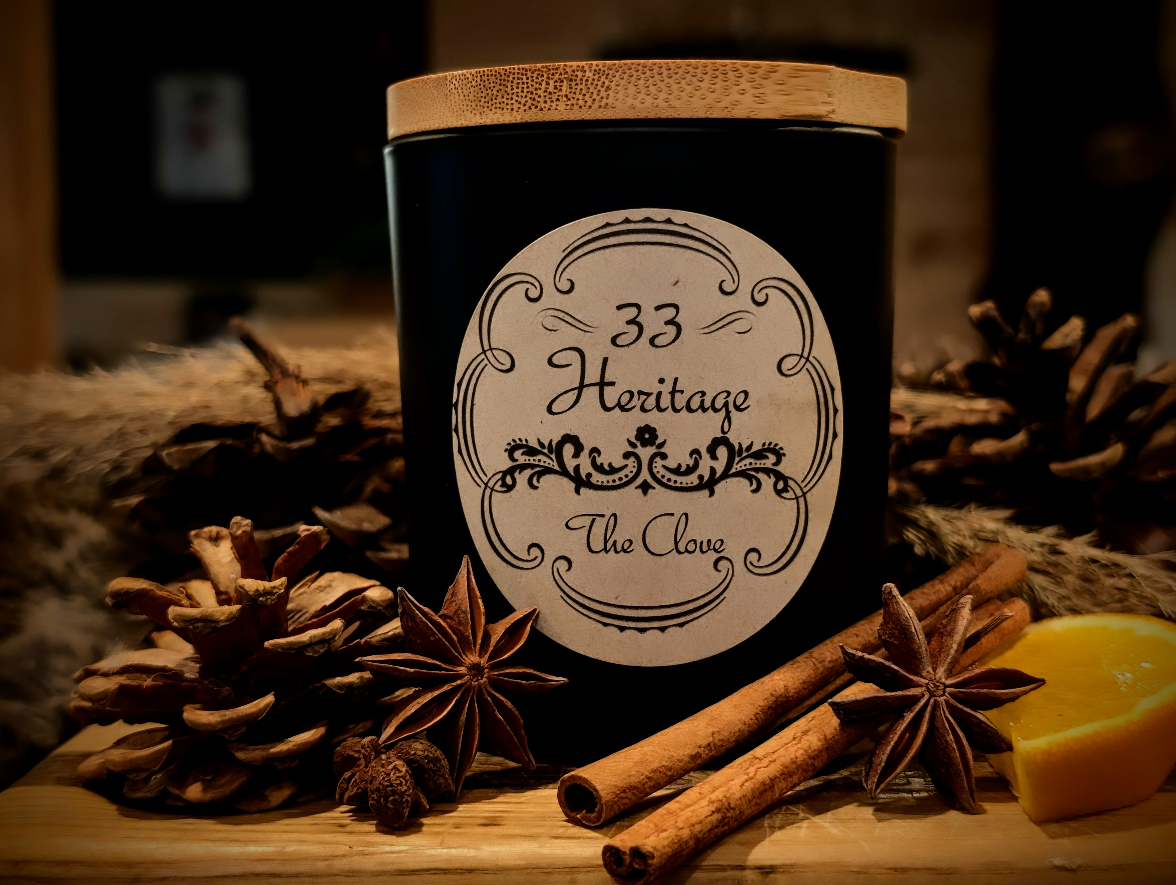 Clove Scented Tallow Candle