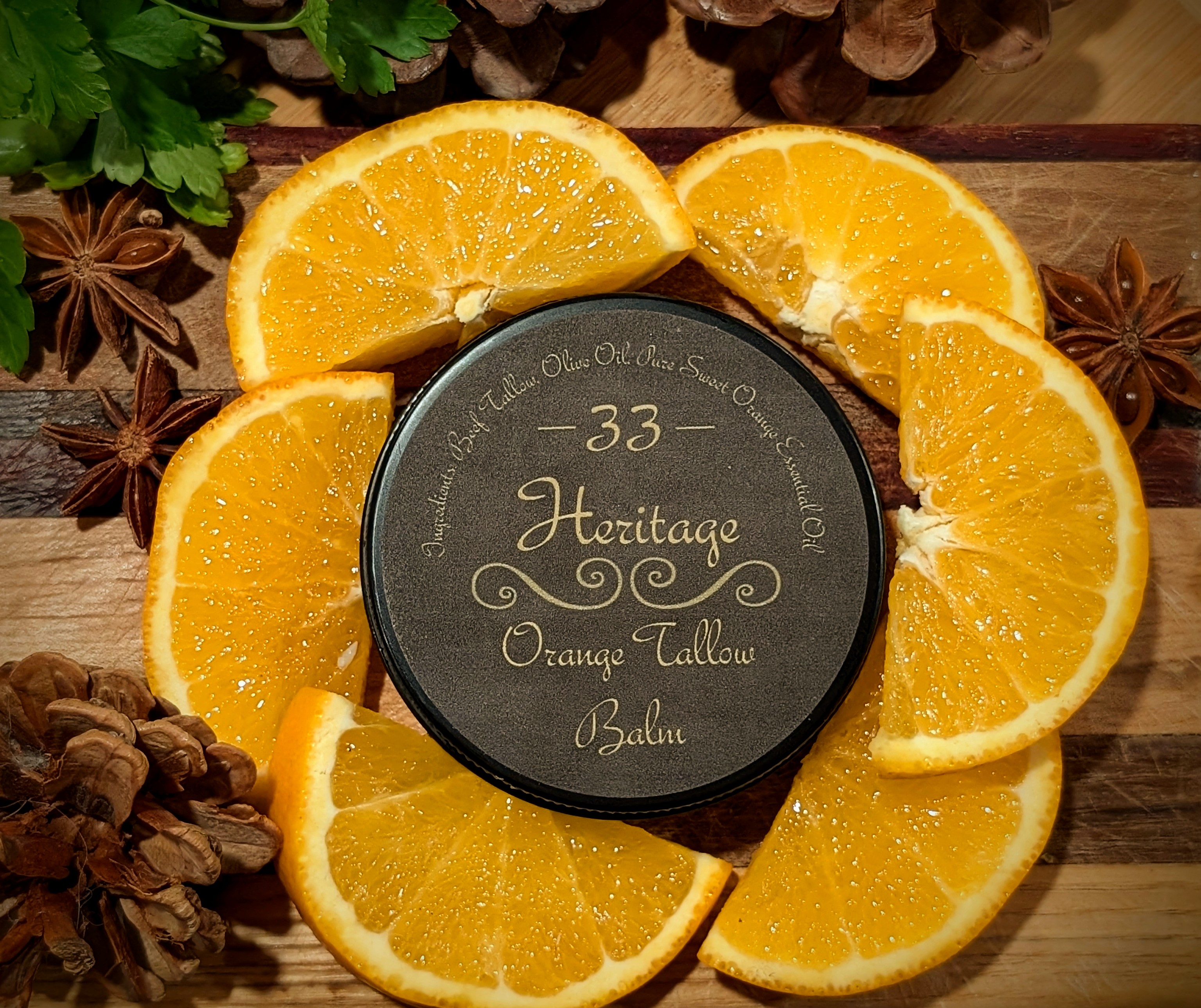 Heritage Orange Tallow Balm