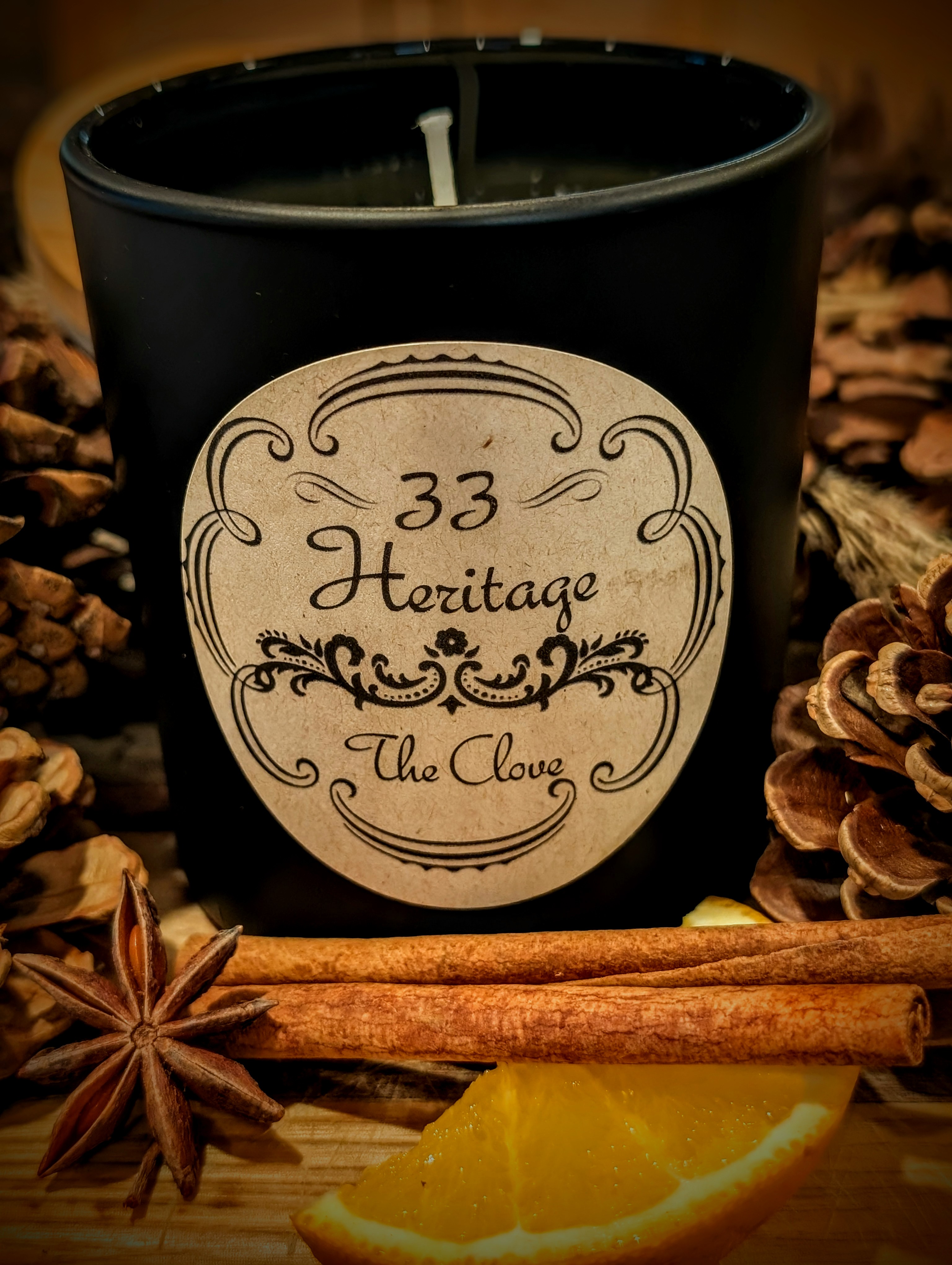Clove Scented Tallow Candle