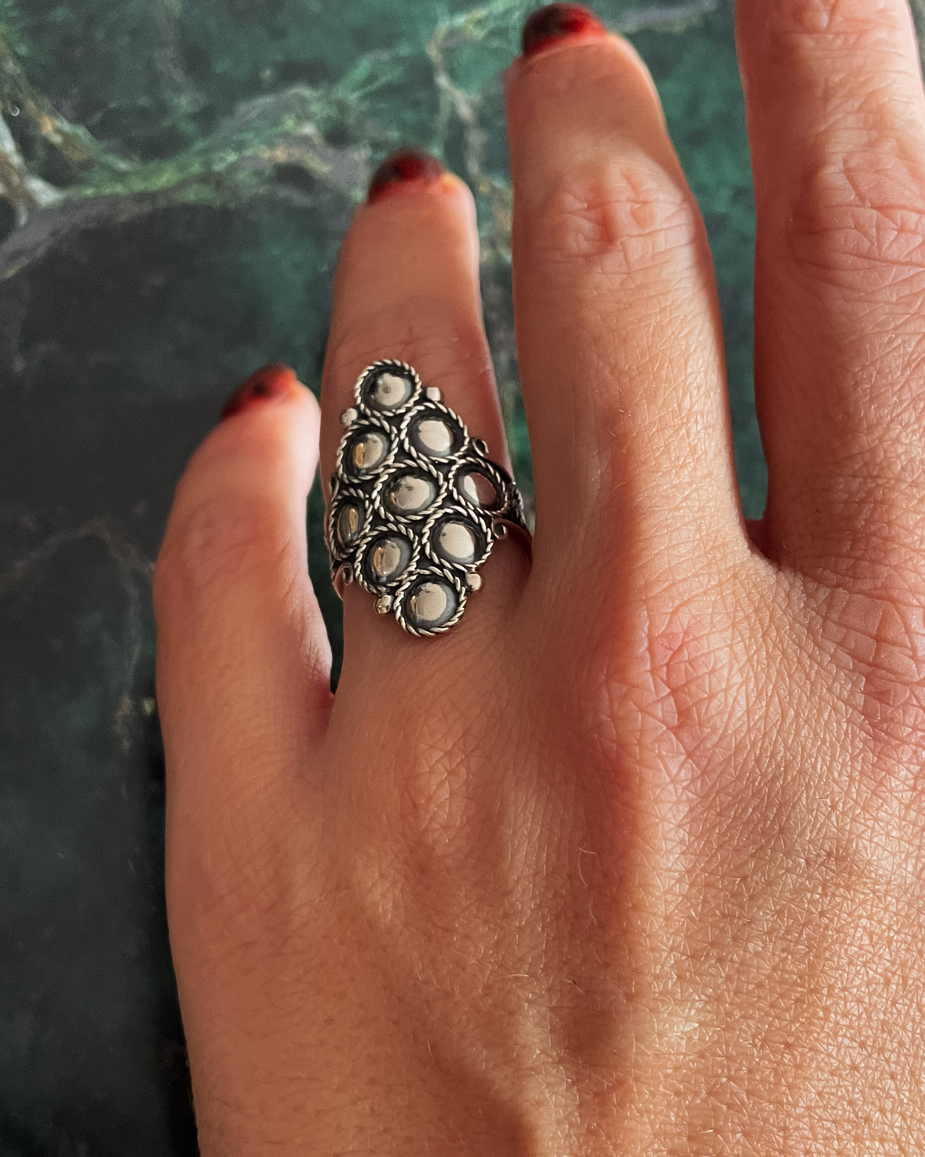 Anillo de plata