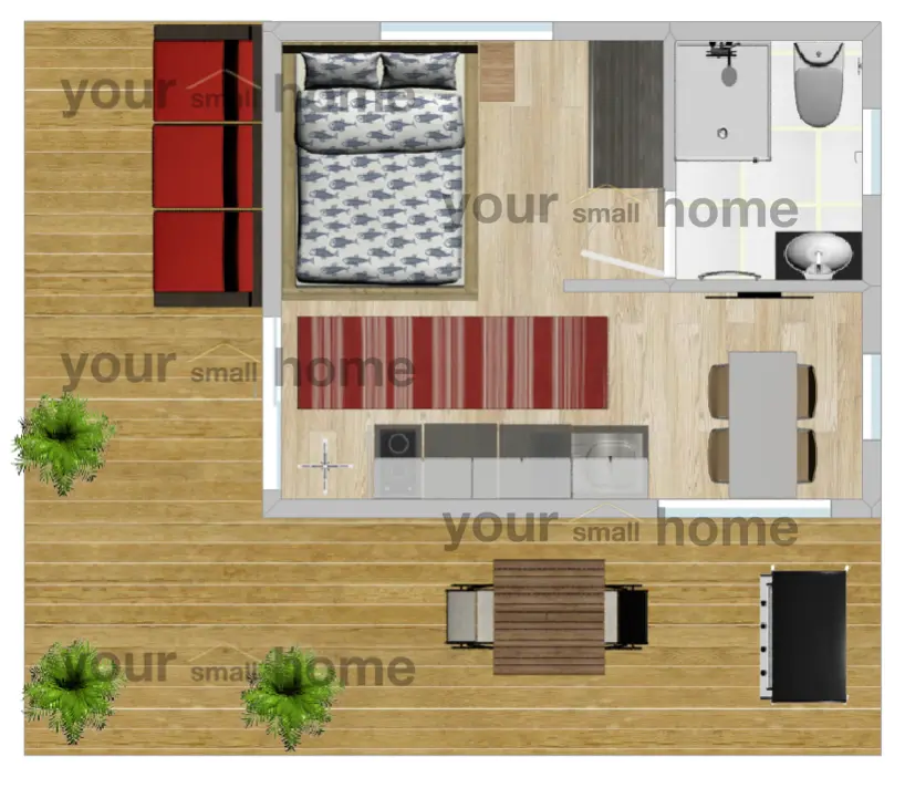 Self-Contained Studio