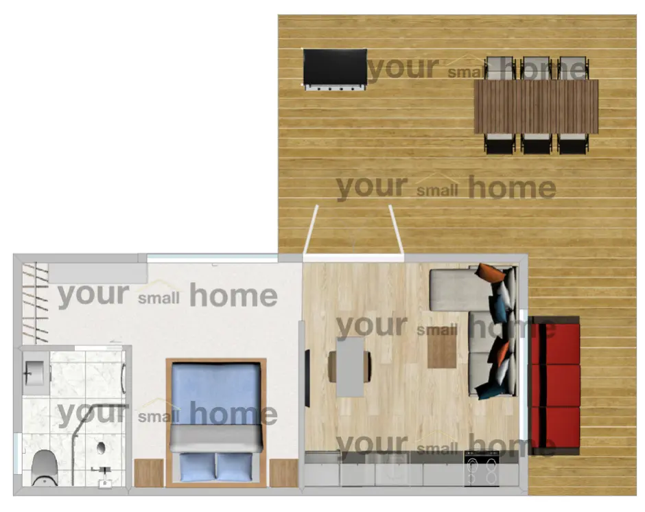 Self-Contained, One Bedroom, Guest Accomodation