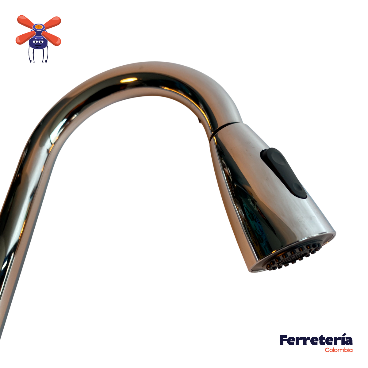 Mezclador Lavaplatos Cocina Cromado Extraíble Gapor