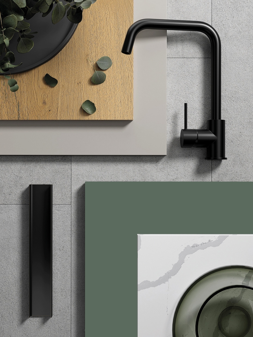 Cuisine d'exposition vert foncé -55%