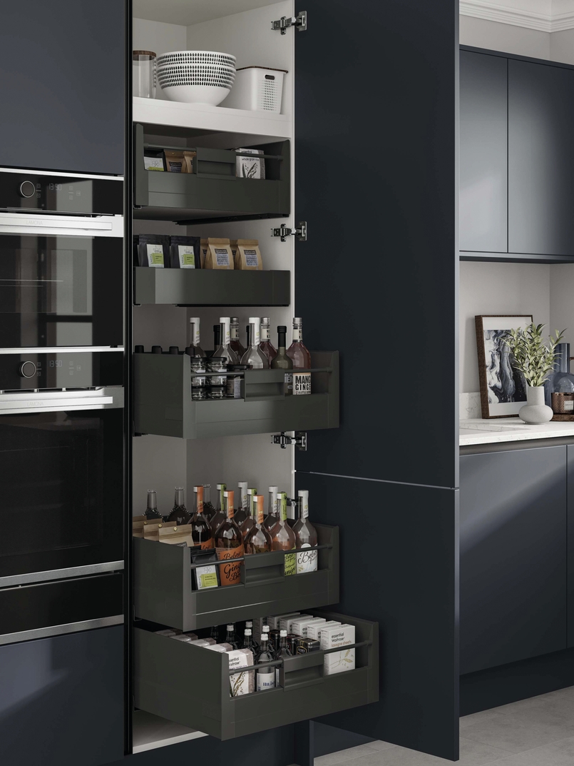 Cuisine d'exposition bleu nuit -70%