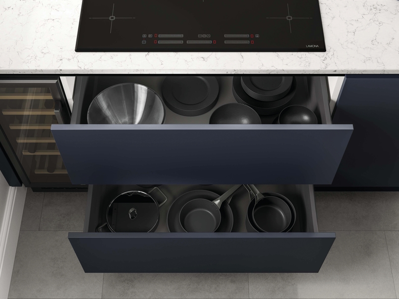 Cuisine d'exposition bleu nuit -70%