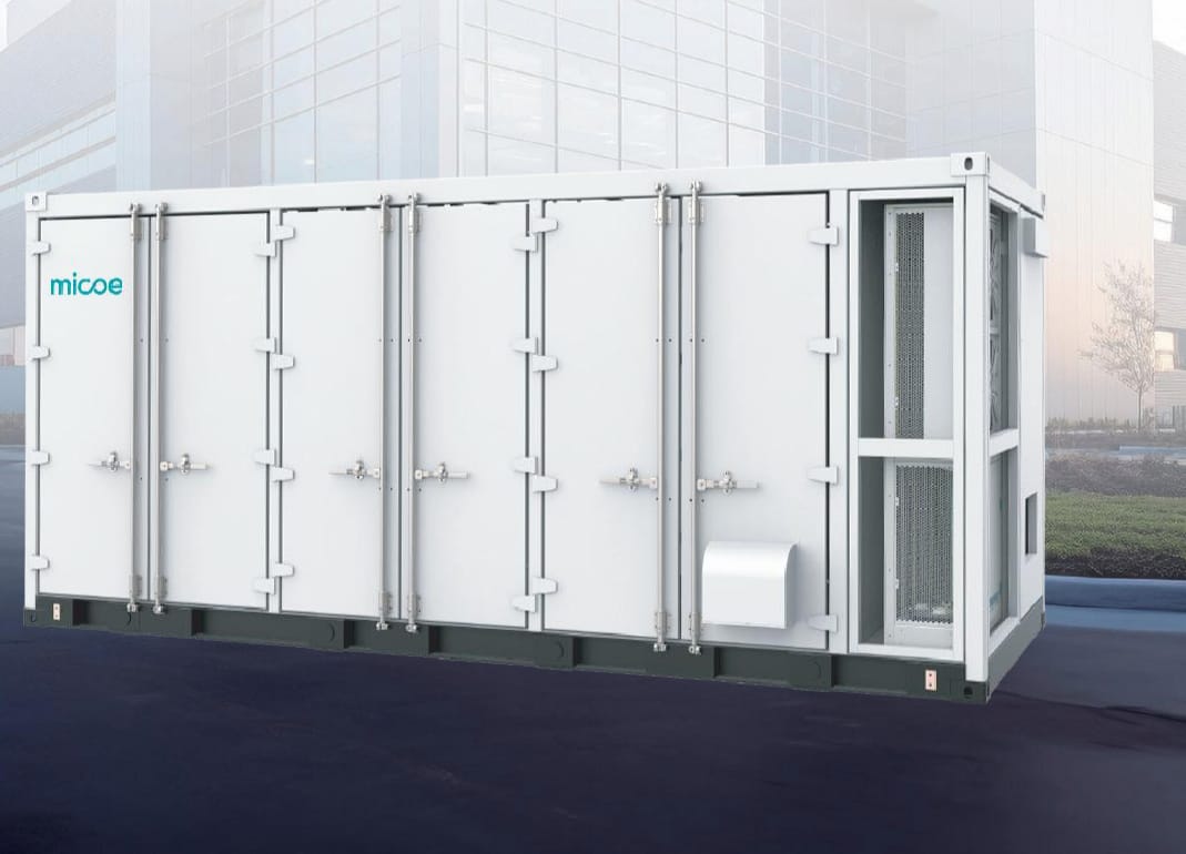 Contenedor industrial para almacenamiento BESS 2.5 MW MICOE-JAFA