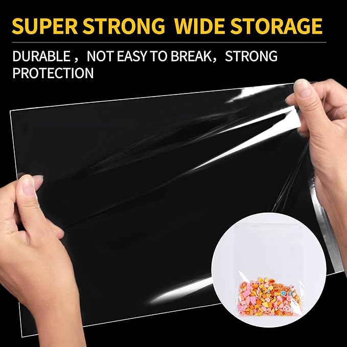 A4 Clear Self-adhesive Bags 100 Pack, 22x30CM Self Sealing Cellophane Display Bags/Sealable Bags, Food Safe, A4 Cello Bags OPP for Cookies,Cards,Envelopes,Pictures