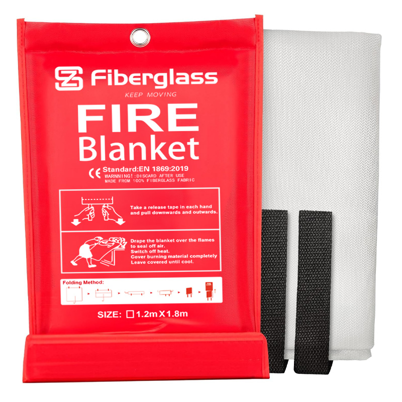 Fire Blankets Emergency for Kitchen Home - Emergency Fire Retardant Blanket for Home Fireproof Blanket for Camping, Grill, Car, Office, Warehouse, School, Picnic, Fireplace