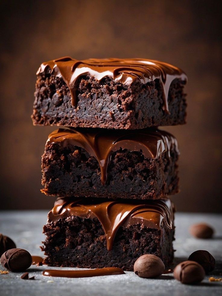 Triple Chocolate Brownies