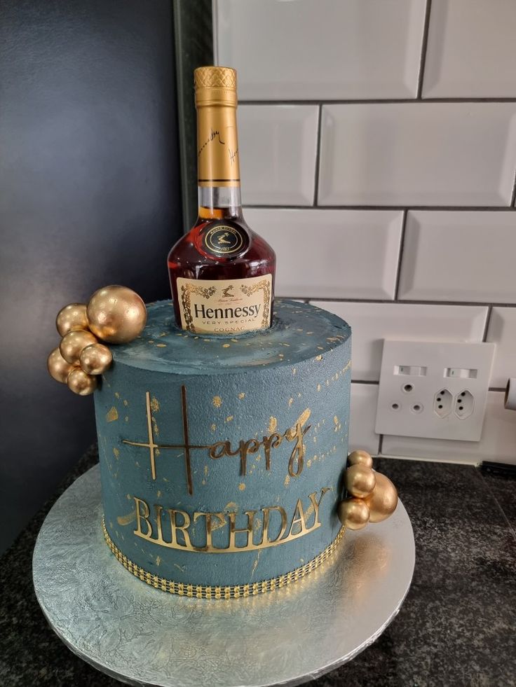 Hennessy Birthday Cake