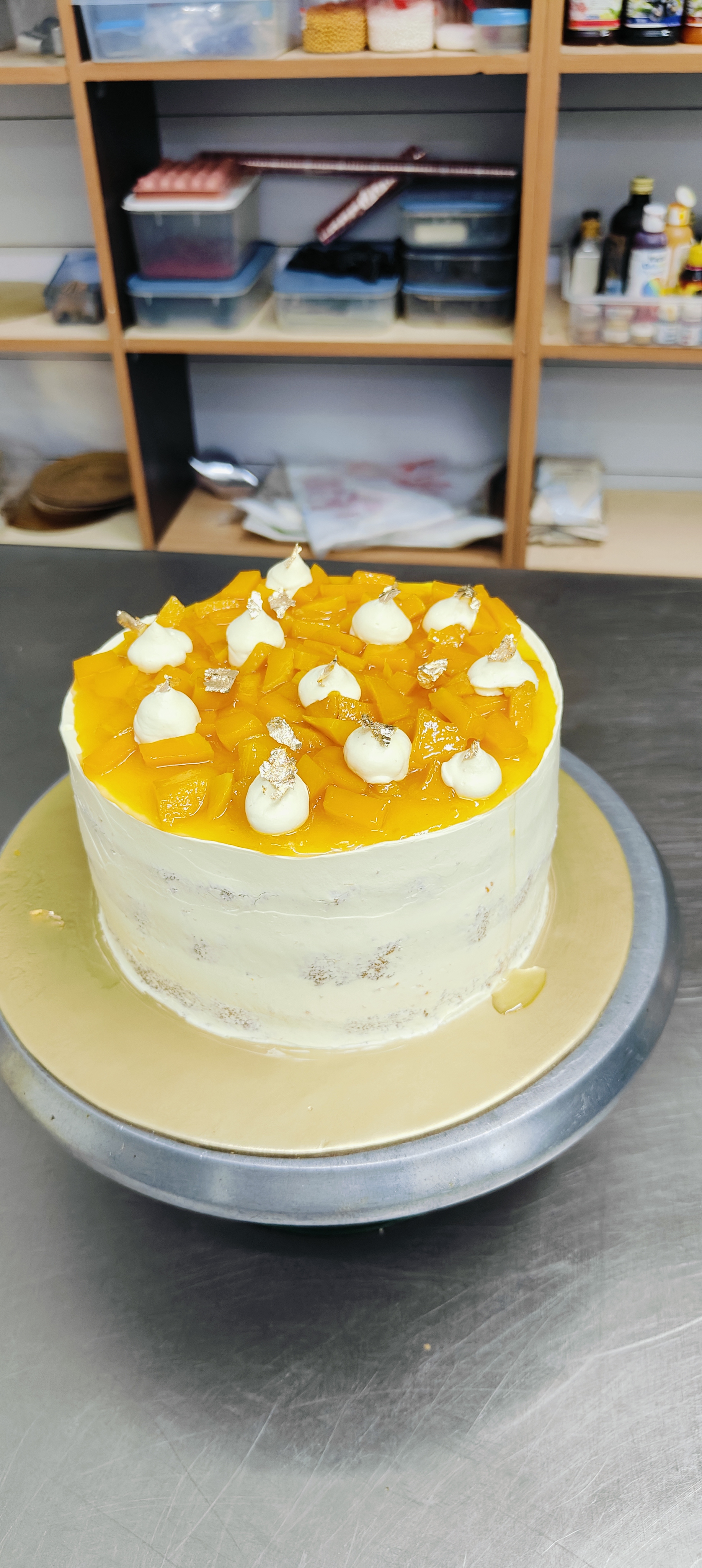 Mango Cream Cake