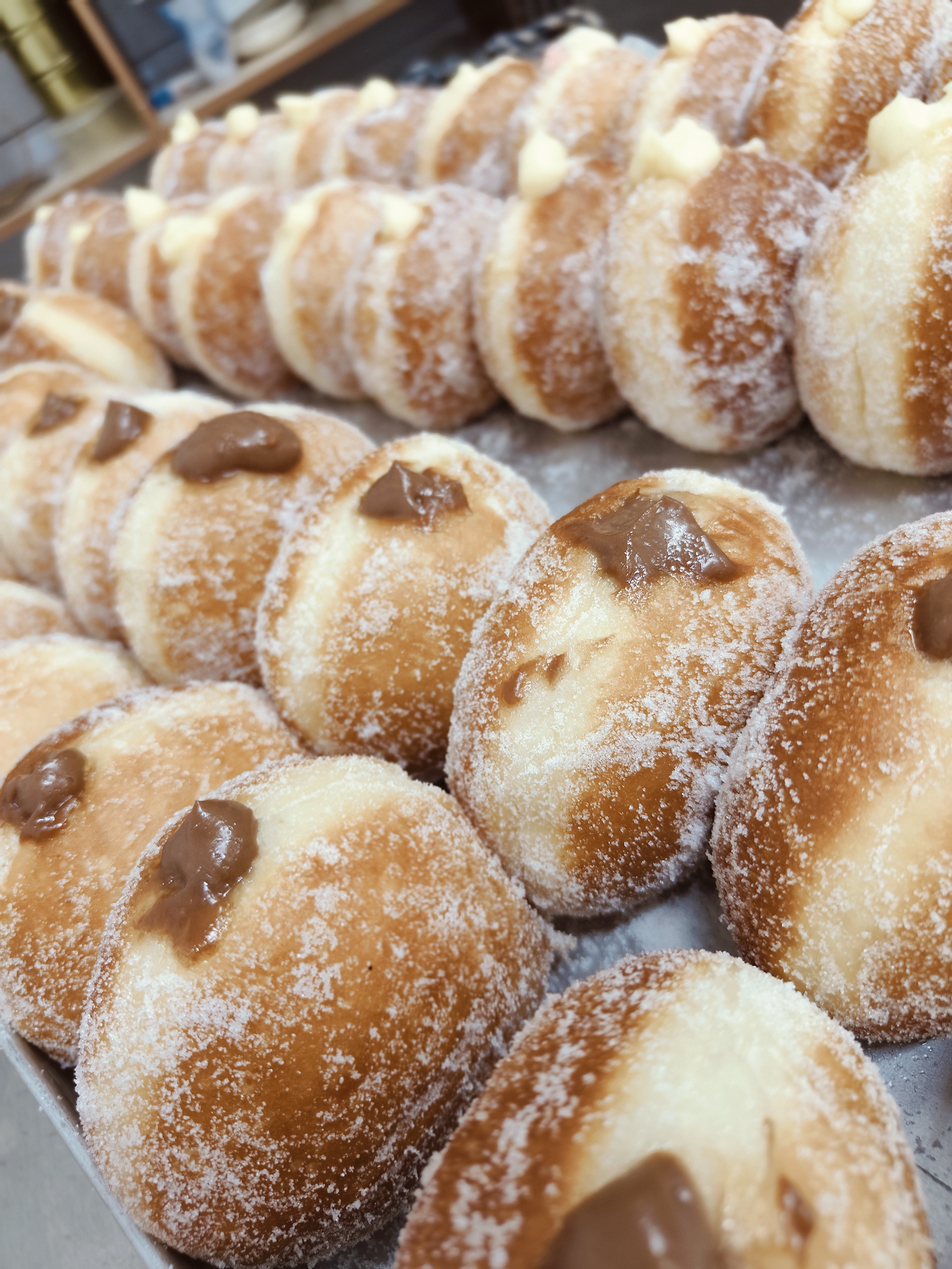 Filled Sugar Doughnuts