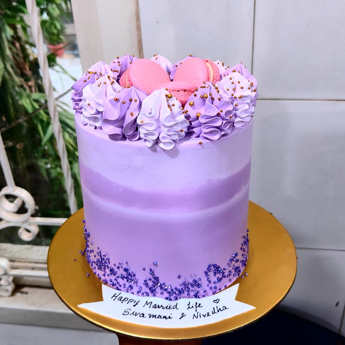 Purple Celebration Cake