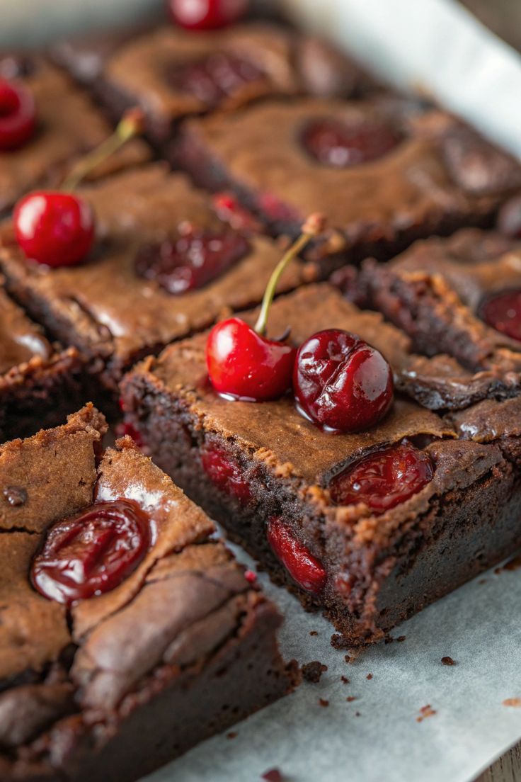 Cherry Chocolate Brownies