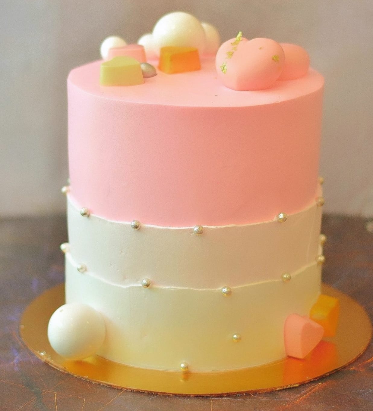 Pastel Pink Celebration Cake