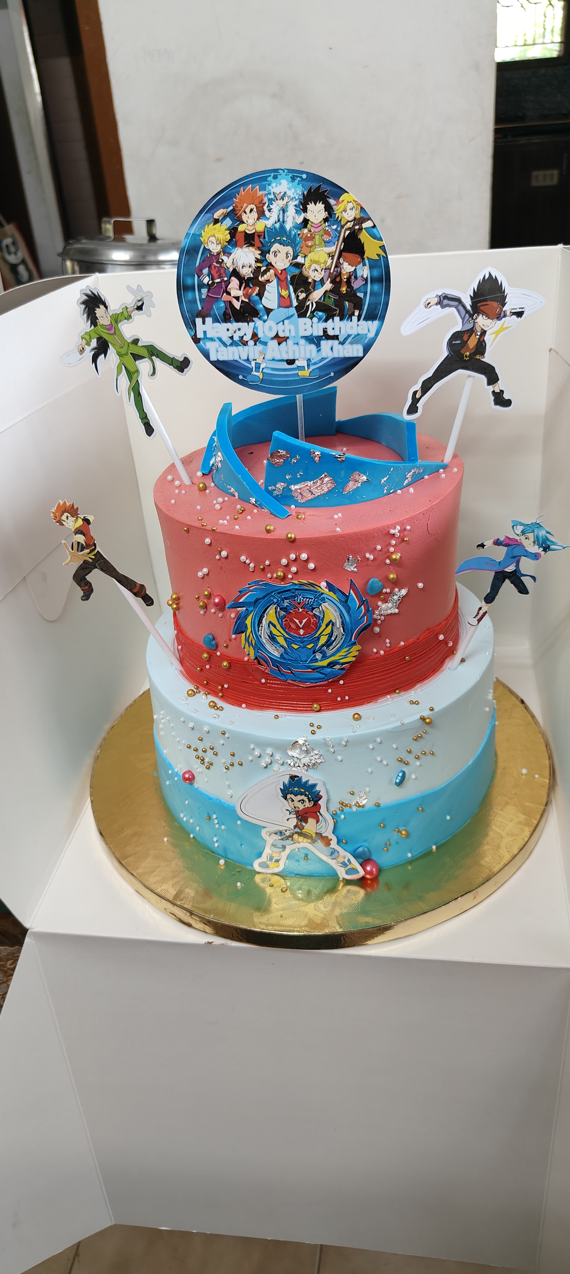 Beyblade Burst Birthday Cake