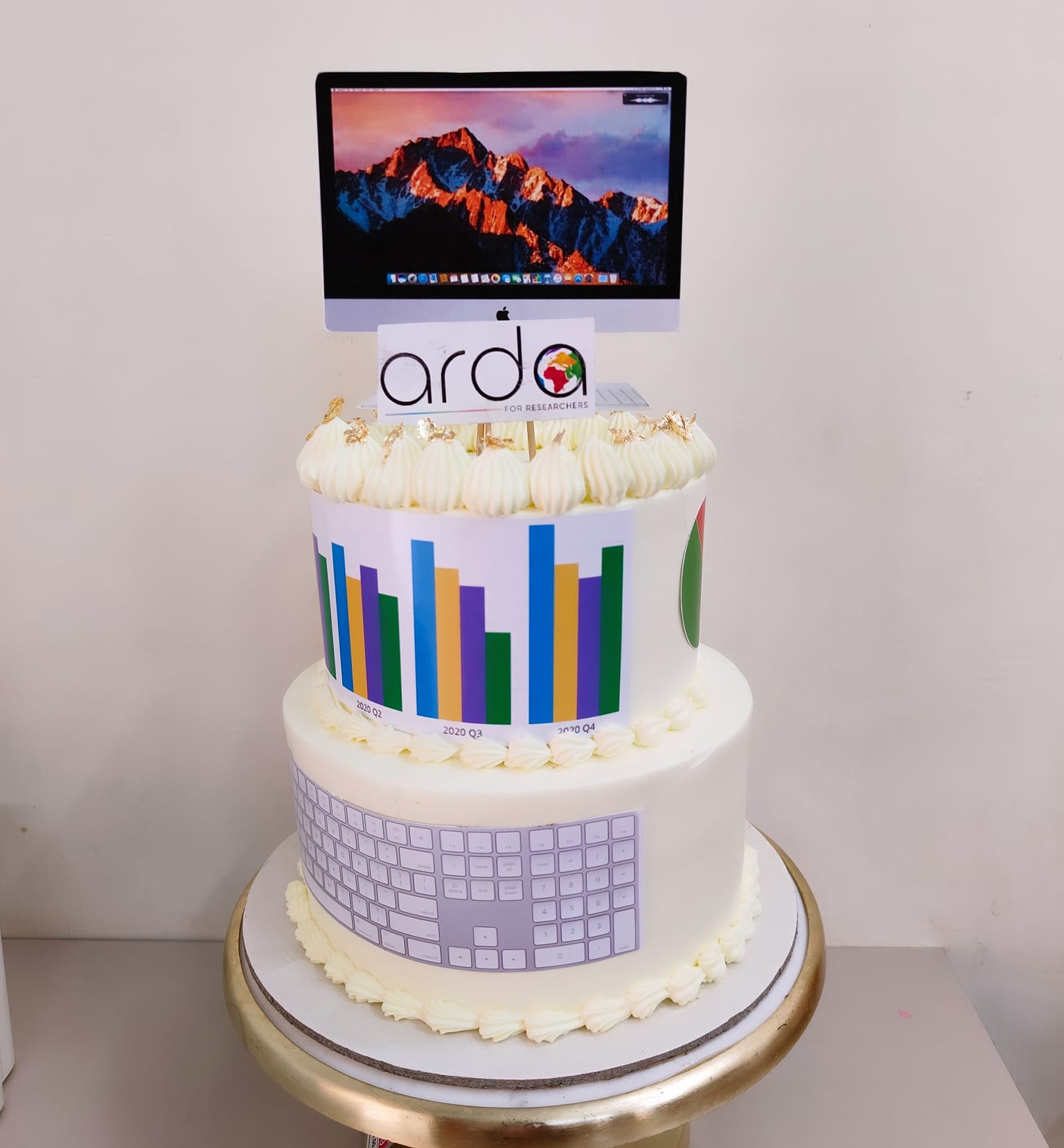 Tech-Themed Celebration Cake