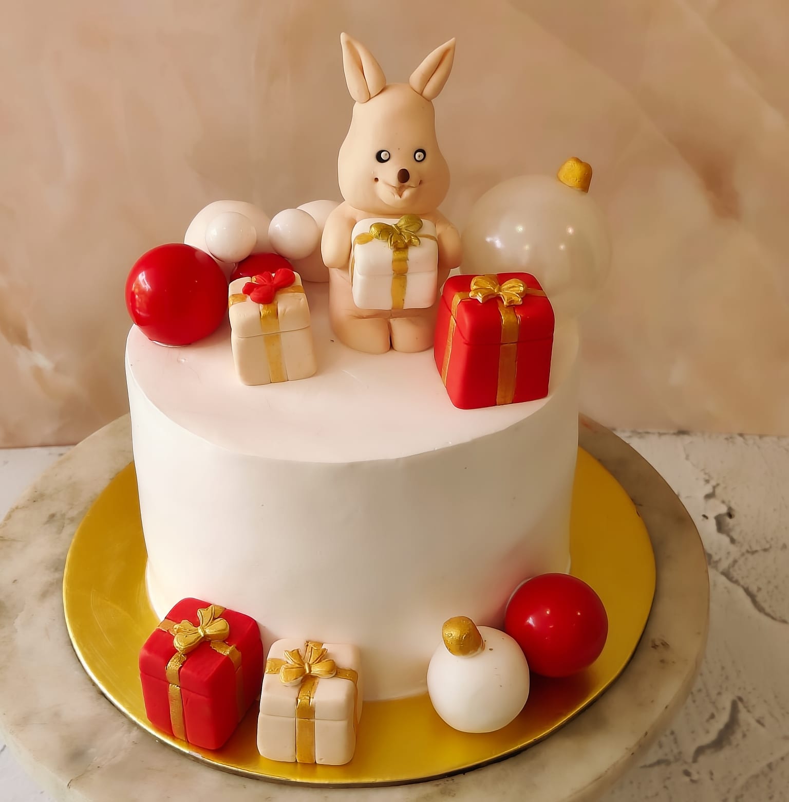 Festive Bunny Gift Cake
