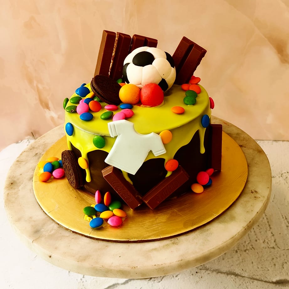Soccer Theme Celebration Cake