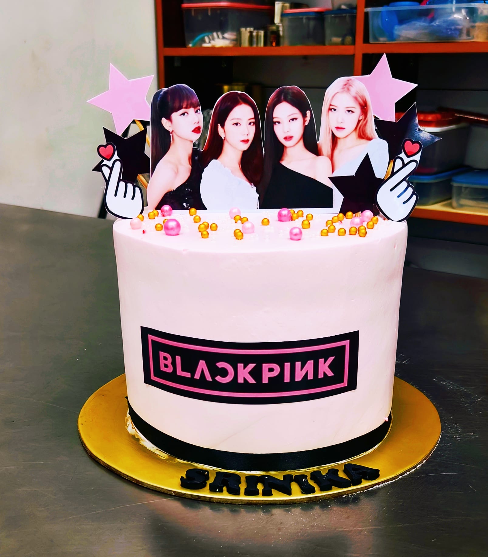 BLACKPINK Themed Birthday Cake
