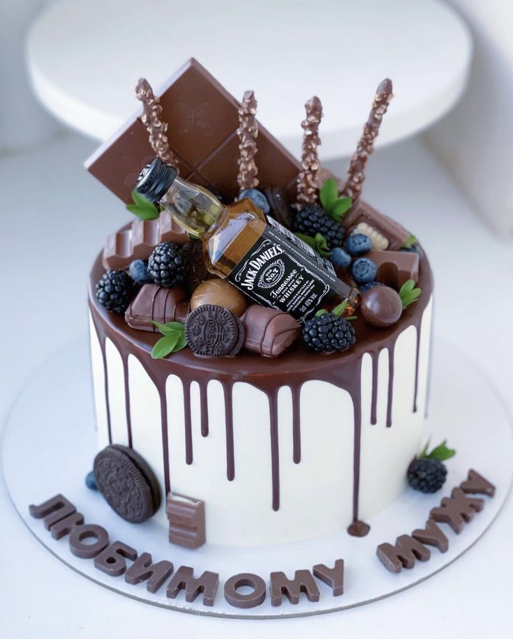 Chocolate Drip Celebration Cake