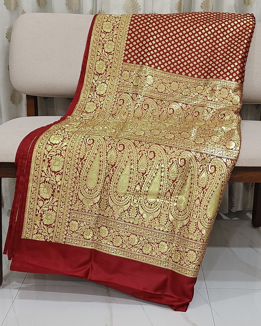 Red Color Banarasi Saree