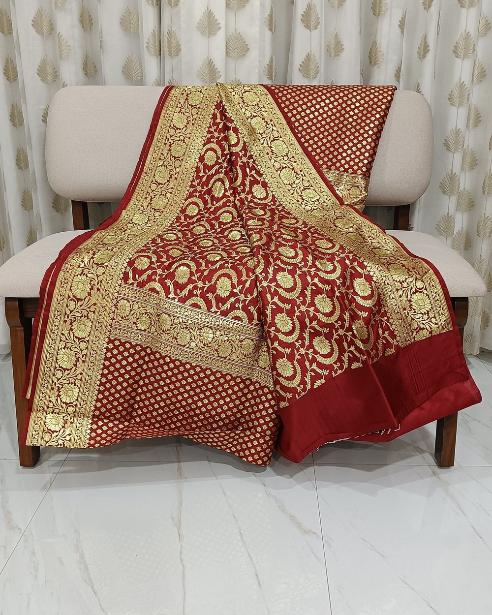 Red Color Banarasi Saree