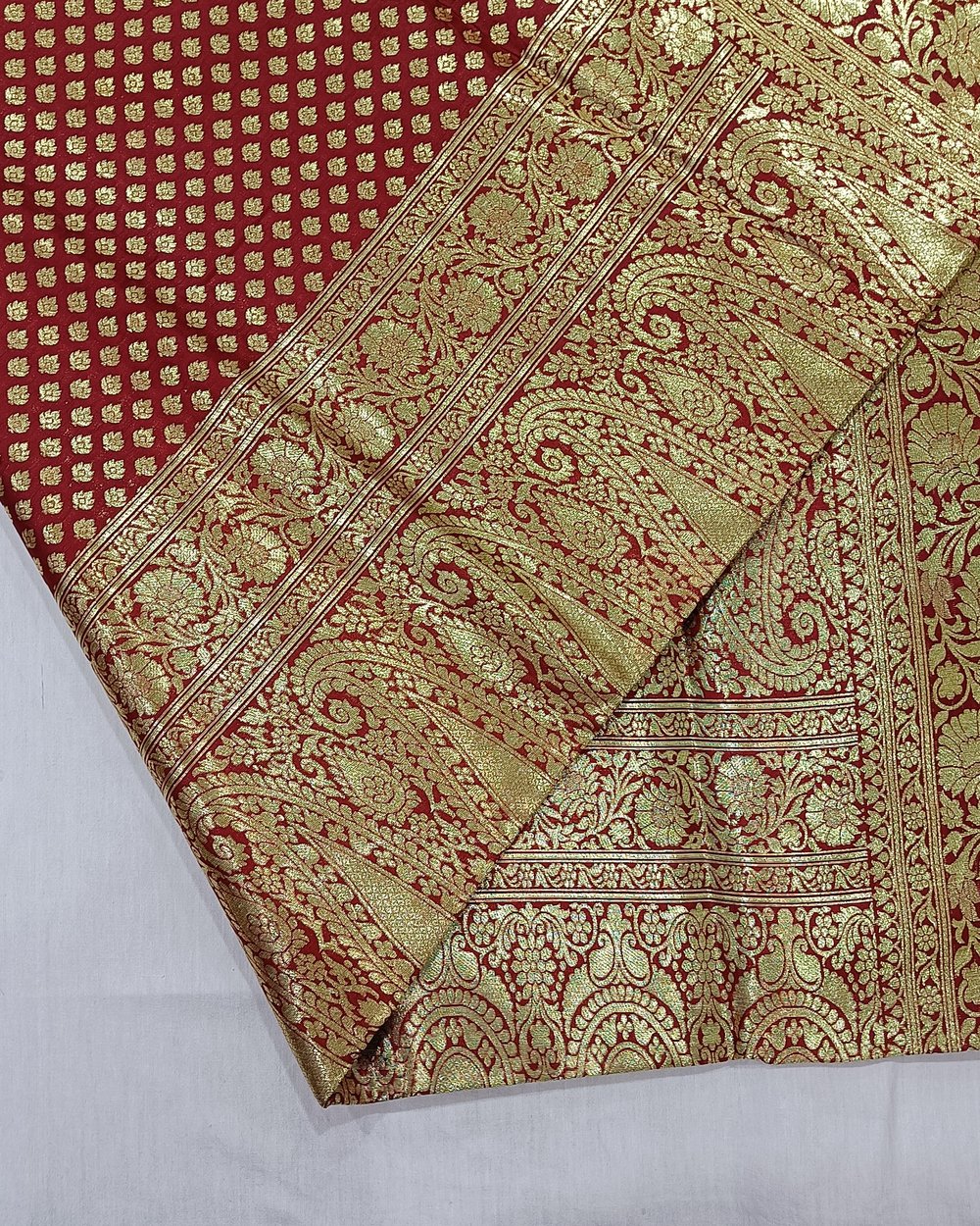 Red Color Banarasi Saree