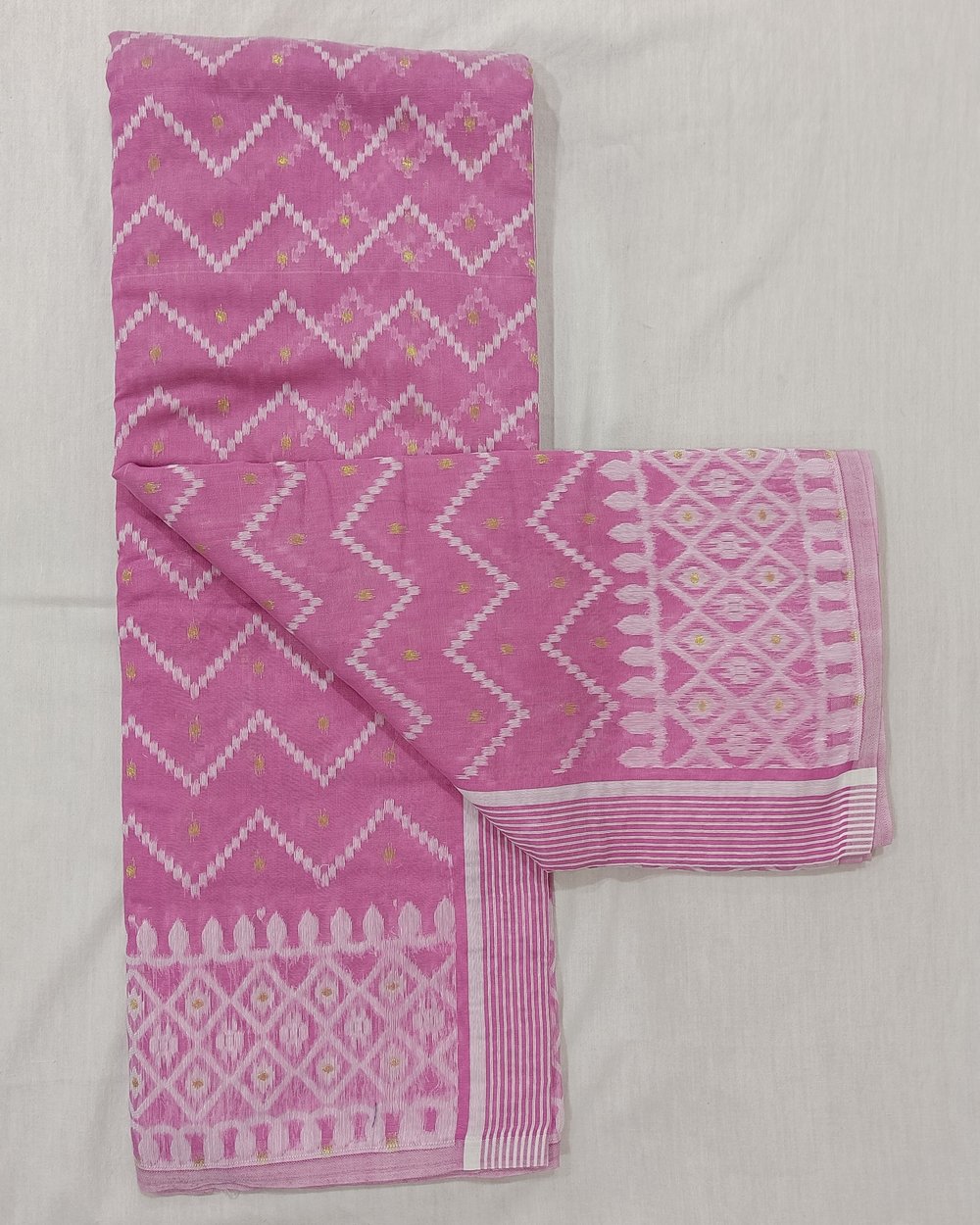 Pink Color Soft Jamdani Saree
