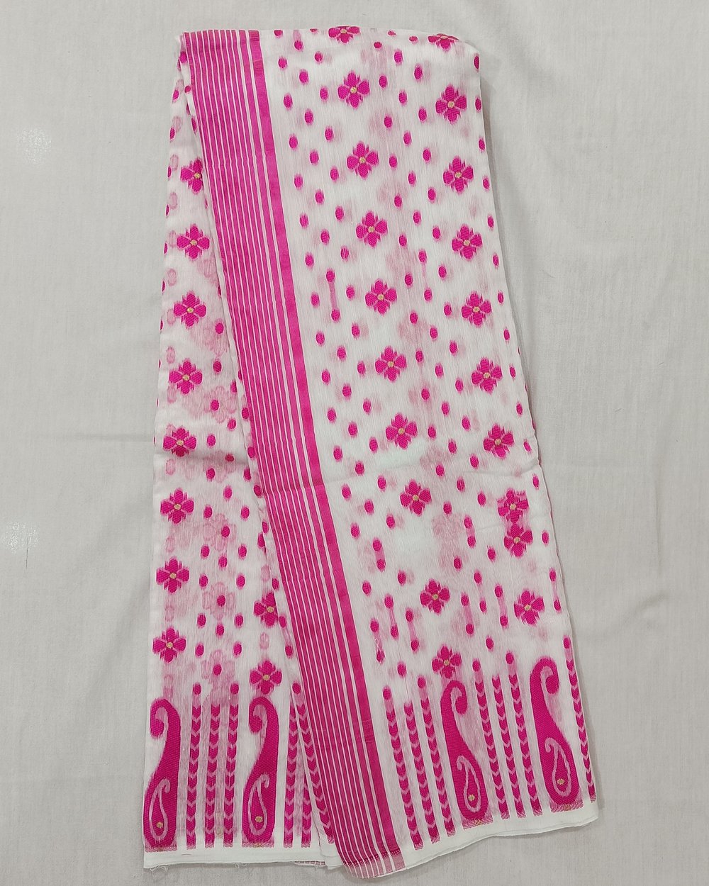 White Color Soft Jamdani Saree